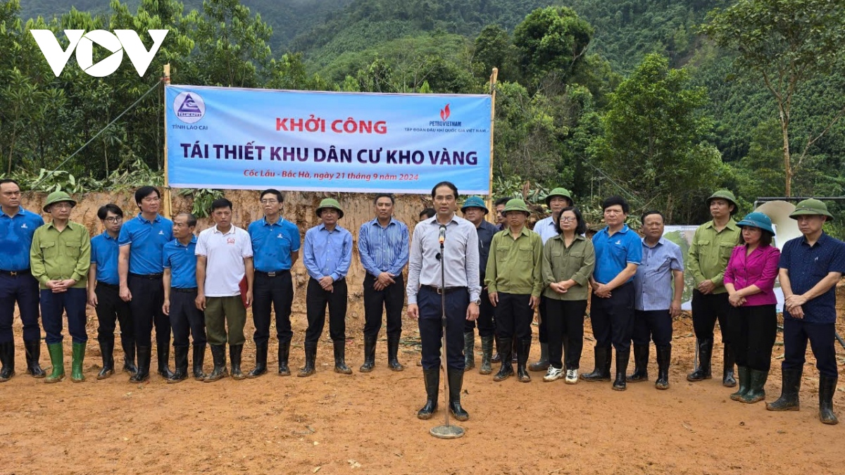 lao cai khoi cong tai thiet khu dan cu thon kho vang hinh anh 2