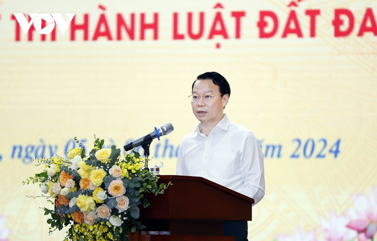 Bộ trưởng Bộ TN&MT Đỗ Đức Duy: "Luật Đất đai 2024 góp phần hoàn thiện thể chế"