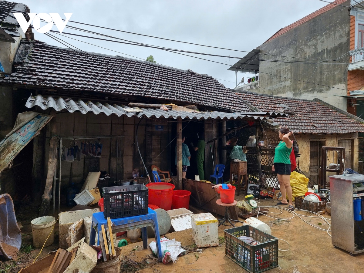 huyen mien nui son Dong, bac giang don toan luc khac phuc hau qua mua lu hinh anh 4