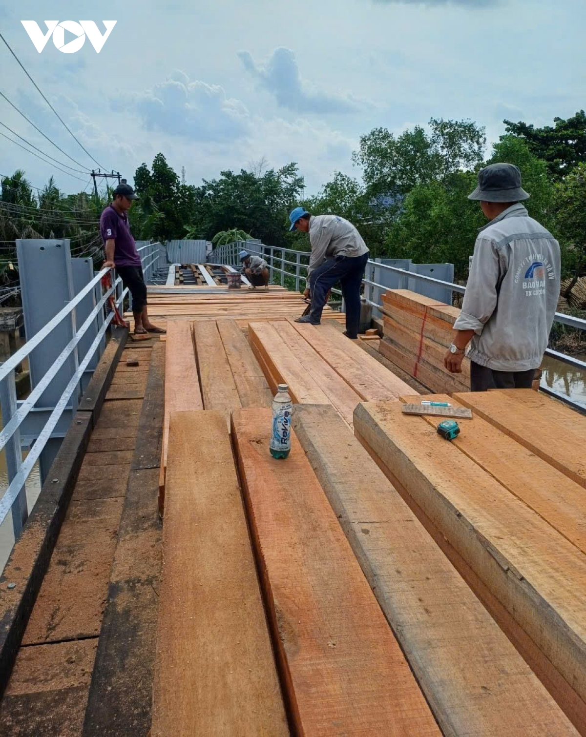 Tiền Giang sửa chữa cầu Công Dân kém an toàn sau khi VOV nhiều lần phản ánh