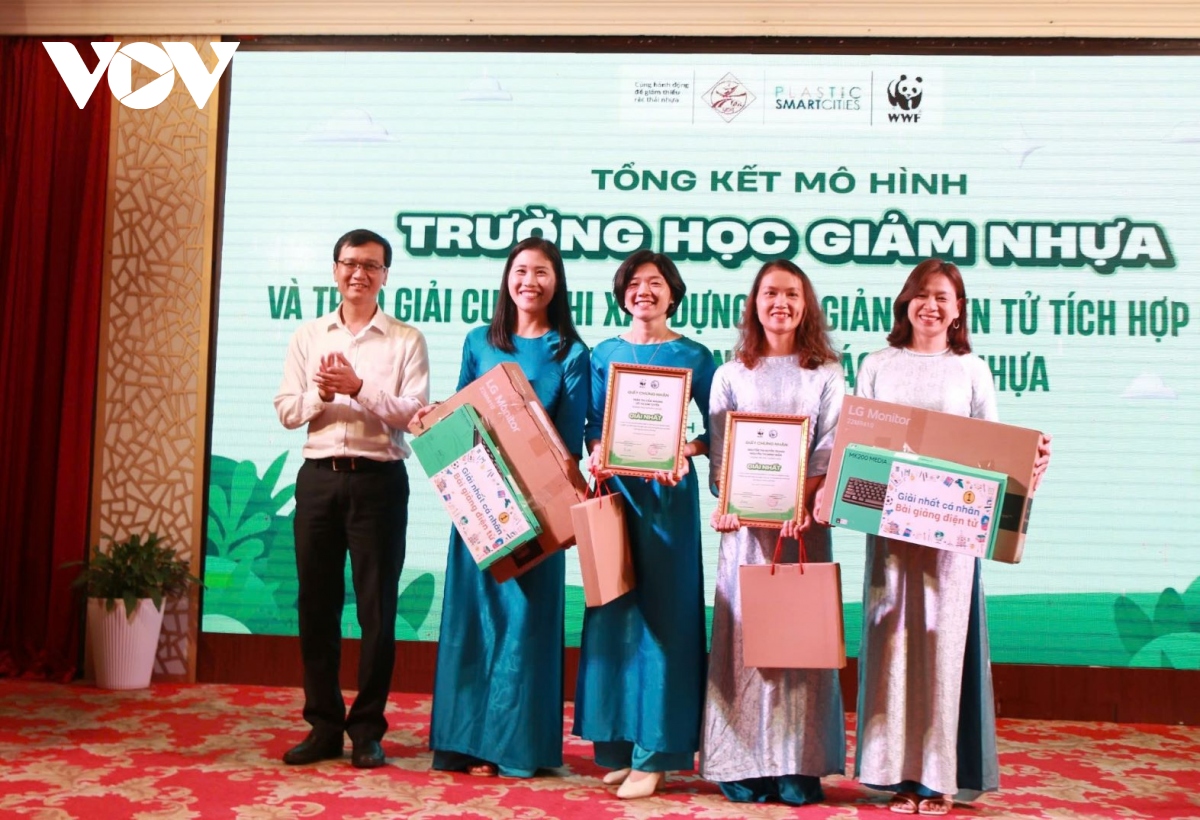 Nhân rộng mô hình trường học giảm nhựa ở thành phố Huế