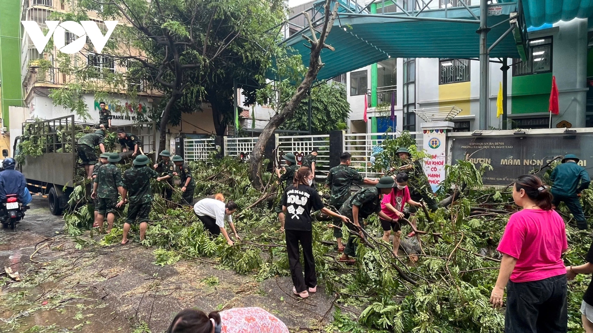 cac truong hoc o ha noi khan truong khac phuc hau qua bao so 3 hinh anh 2