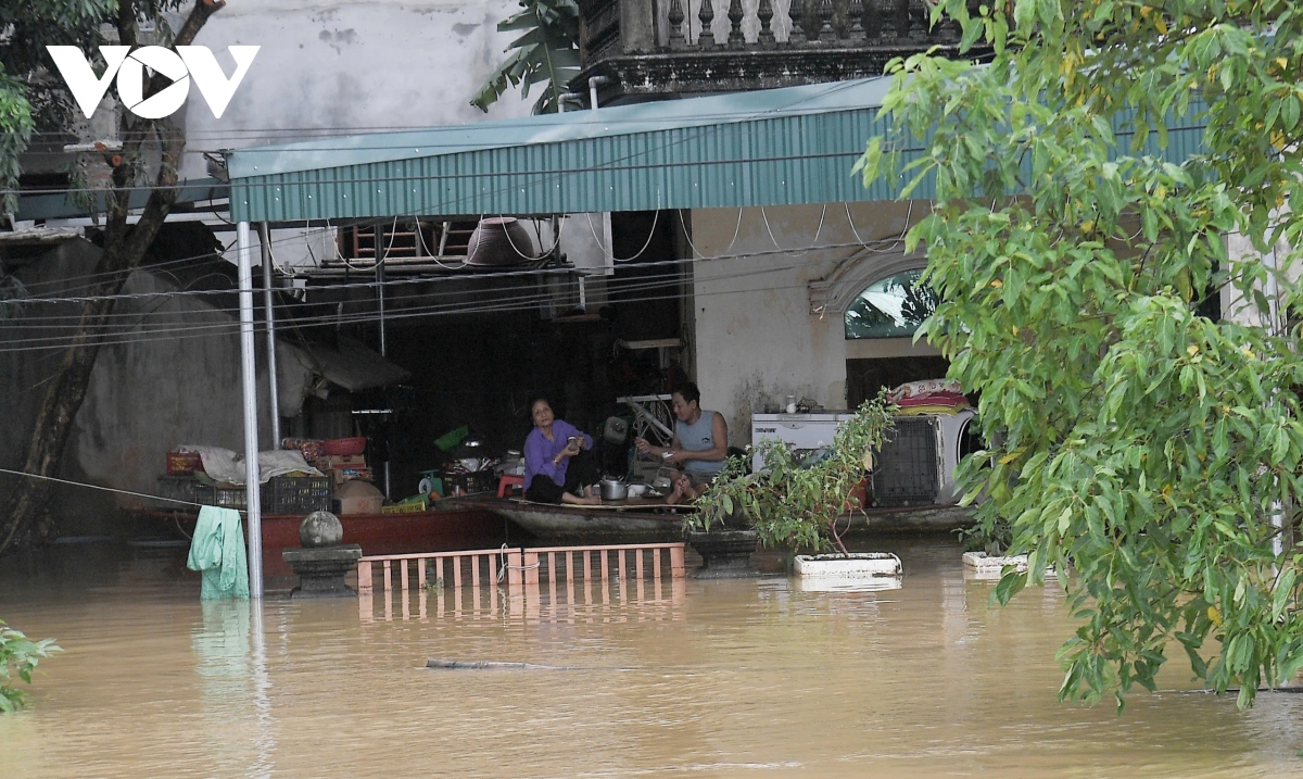 hang nghin ho dan o ninh binh bi ngap nang khi nuoc lu dang cao hinh anh 22