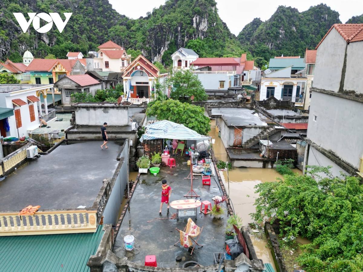 hang nghin ho dan o ninh binh bi ngap nang khi nuoc lu dang cao hinh anh 5