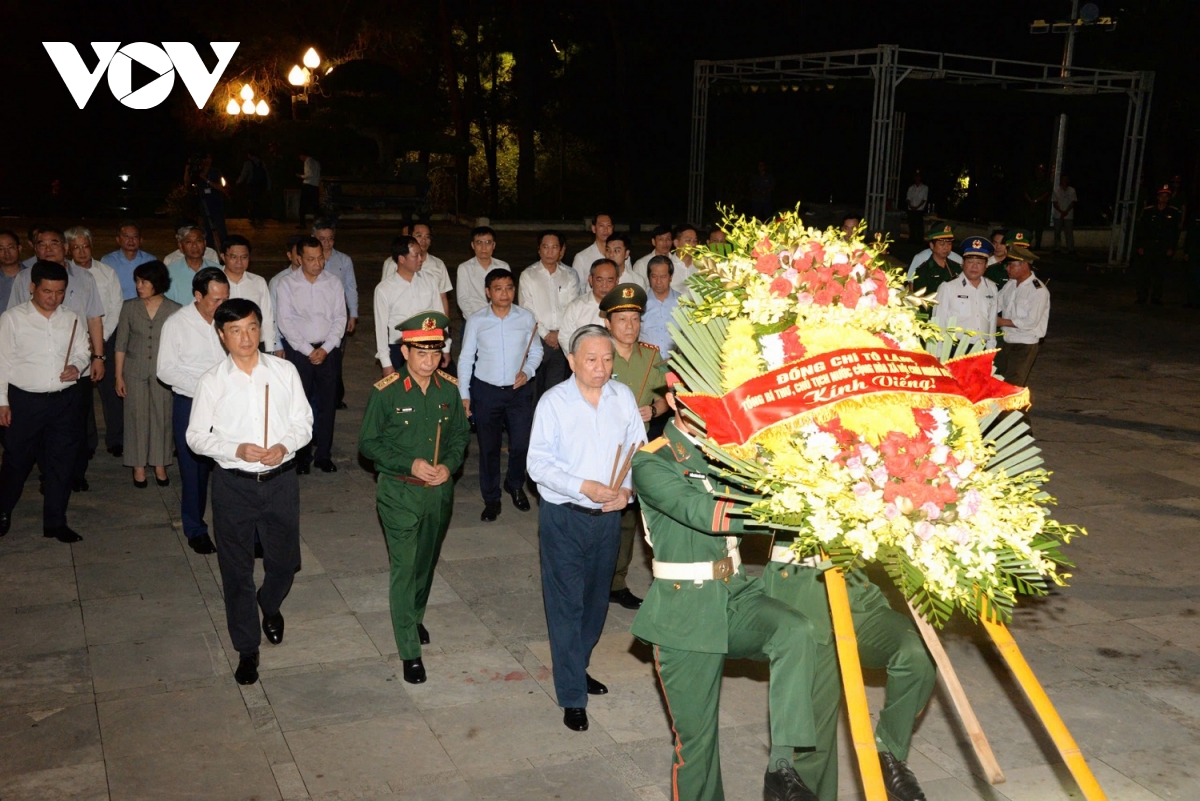 tong bi thu, chu tich nuoc to lam dang huong o khu di tich Dac biet thanh co quang tri hinh anh 5