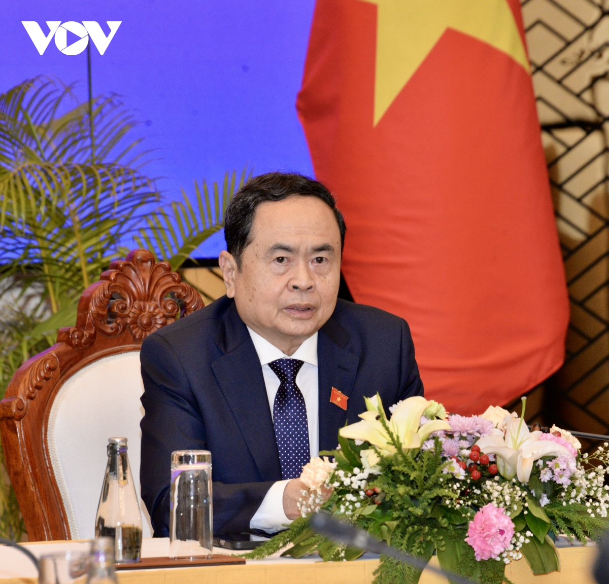 chủ tịch quốc hội tiếp chủ tịch cơ quan kiểm toán nhà nước lào hình ảnh 1 chu tich quoc hoi tiep chu tich co quan kiem toan nha nuoc lao hinh anh 1