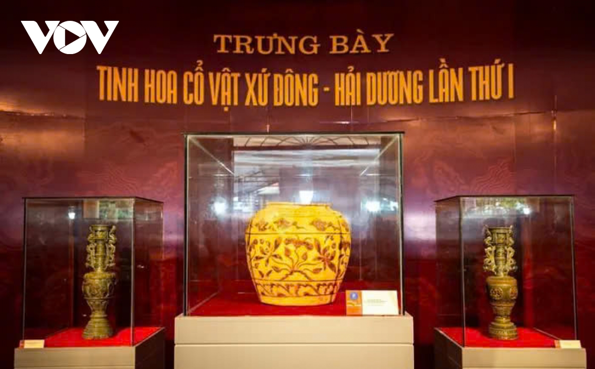 Trưng bày “Tinh hoa cổ vật Xứ Đông” và công bố bảo vật Quốc gia từ thời Trần