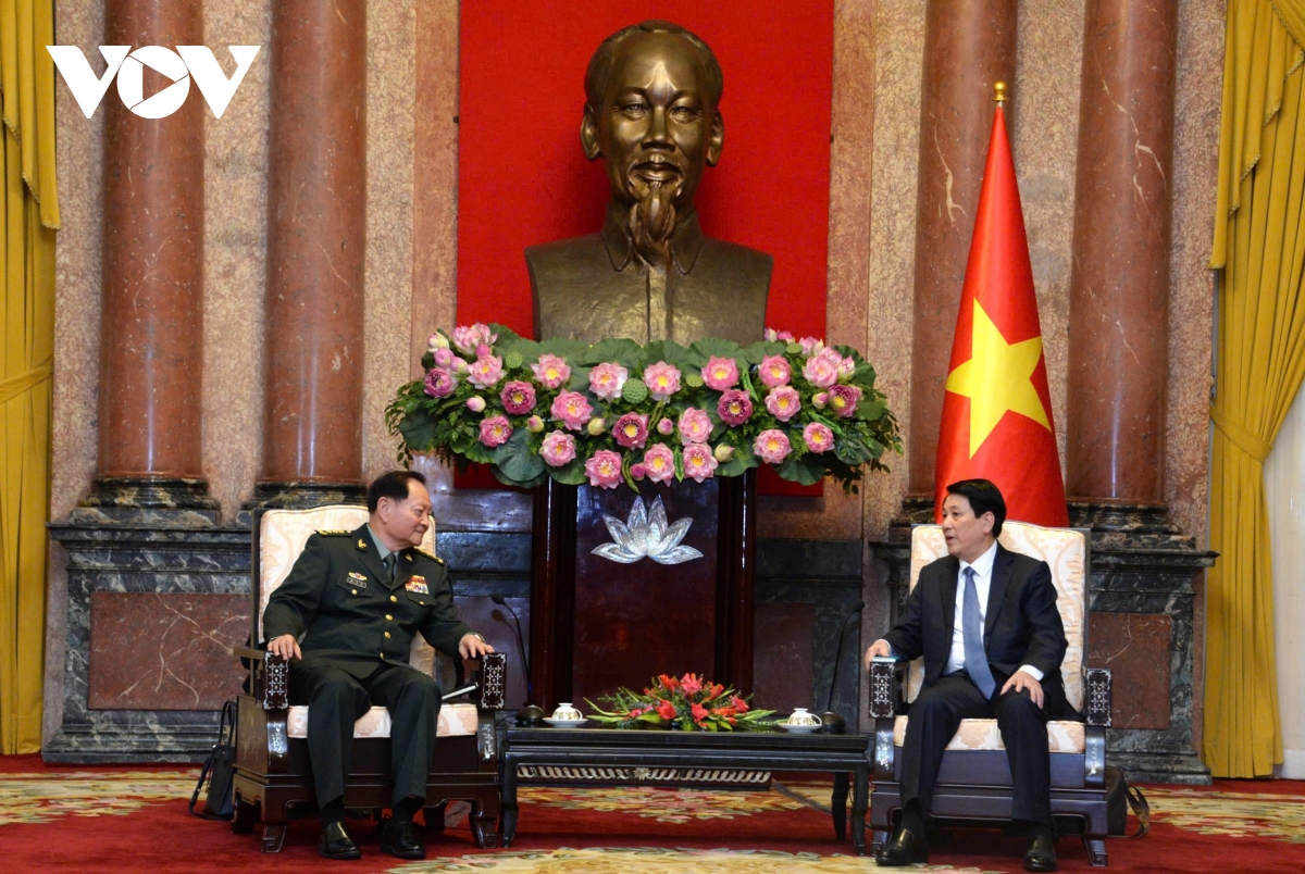 chủ tịch nước lương cường tiếp phó chủ tịch quân ủy trung ương trung quốc hình ảnh 2 chu tich nuoc luong cuong tiep pho chu tich quan uy trung uong trung quoc hinh anh 2