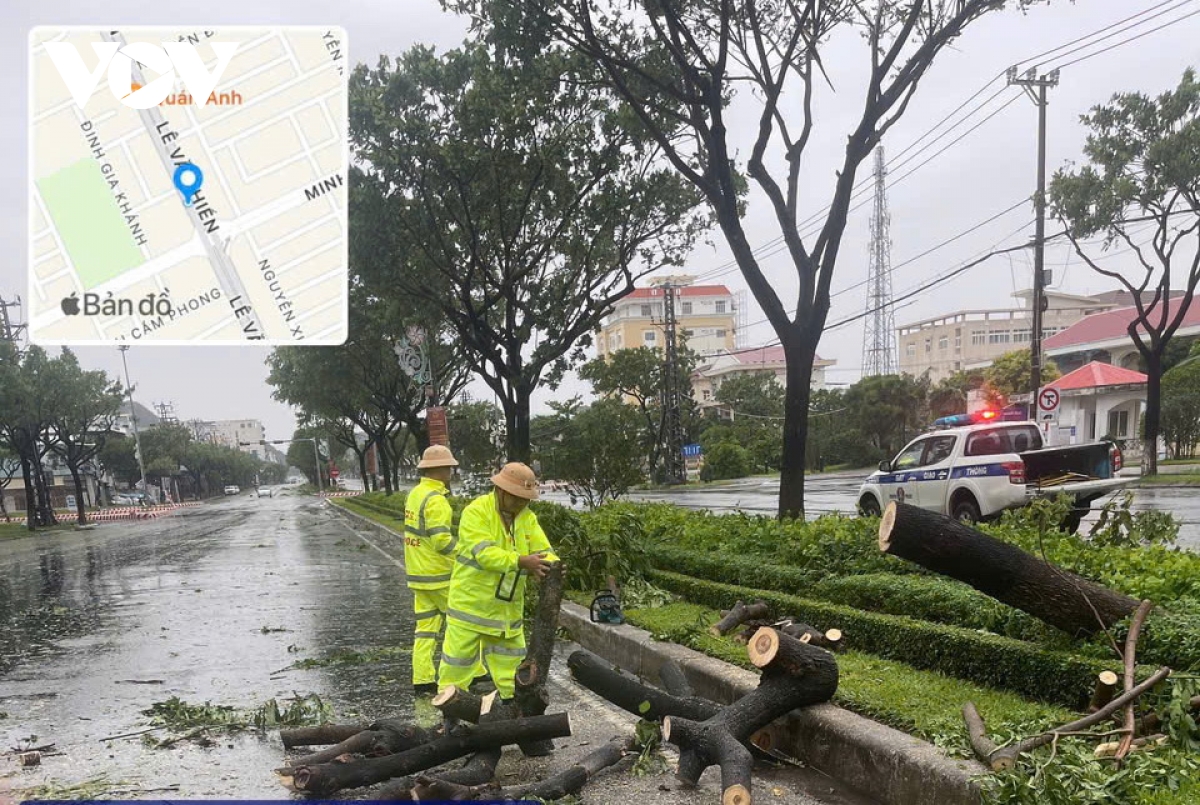 luc luong cong an thanh pho Da nang tich cuc khac phuc hau qua bao so 6 hinh anh 5