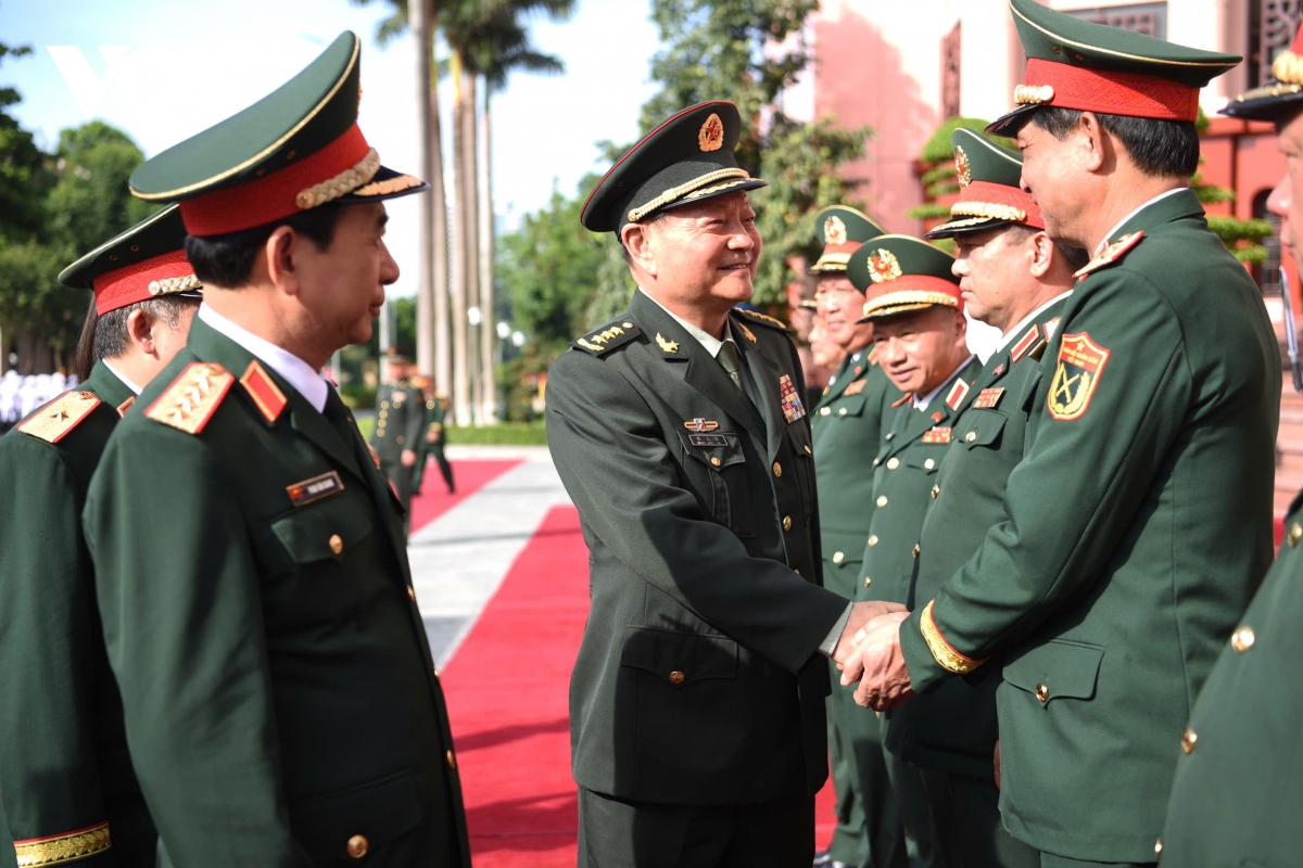 Đại tướng phan văn giang chủ trì lễ đón phó chủ tịch quân ủy trung ương trung quốc hình ảnh 6 Dai tuong phan van giang chu tri le don pho chu tich quan uy trung uong trung quoc hinh anh 6