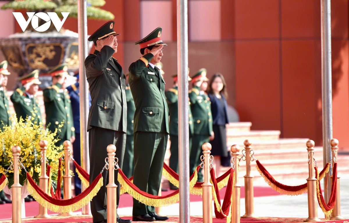 Đại tướng phan văn giang chủ trì lễ đón phó chủ tịch quân ủy trung ương trung quốc hình ảnh 2 Dai tuong phan van giang chu tri le don pho chu tich quan uy trung uong trung quoc hinh anh 2