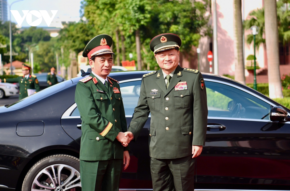 Đại tướng phan văn giang chủ trì lễ đón phó chủ tịch quân ủy trung ương trung quốc hình ảnh 1 Dai tuong phan van giang chu tri le don pho chu tich quan uy trung uong trung quoc hinh anh 1