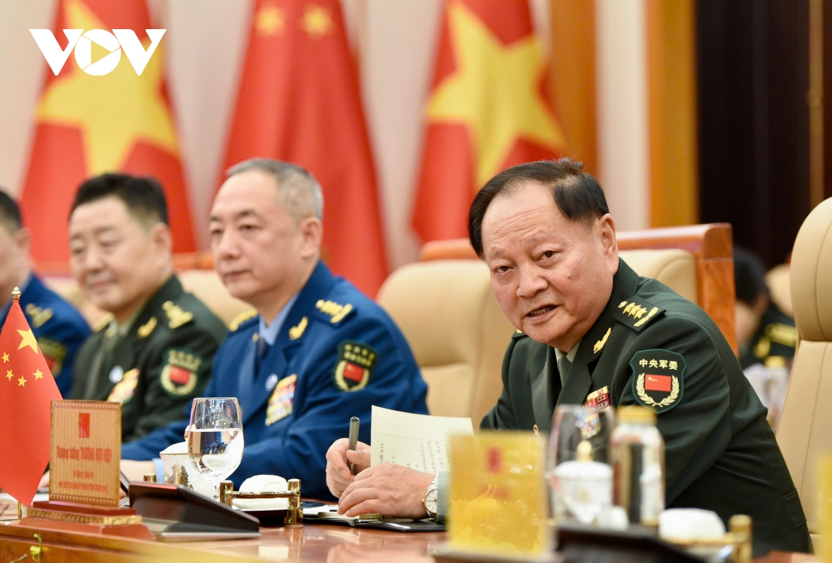 Đại tướng phan văn giang hội đàm với phó chủ tịch quân ủy trung ương trung quốc hình ảnh 3 Dai tuong phan van giang hoi dam voi pho chu tich quan uy trung uong trung quoc hinh anh 3