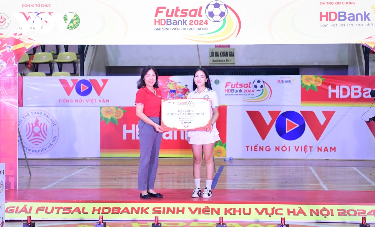 be mac giai futsal hdbank sinh vien khu vuc ha noi 2024 hinh anh 4