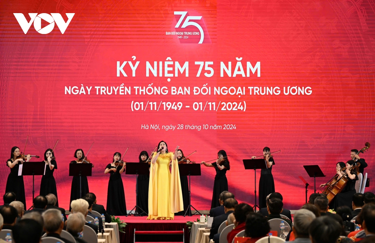 tổng bí thư dự lễ kỷ niệm 75 năm ngày truyền thống ban Đối ngoại trung ương hình ảnh 8 tong bi thu du le ky niem 75 nam ngay truyen thong ban Doi ngoai trung uong hinh anh 8