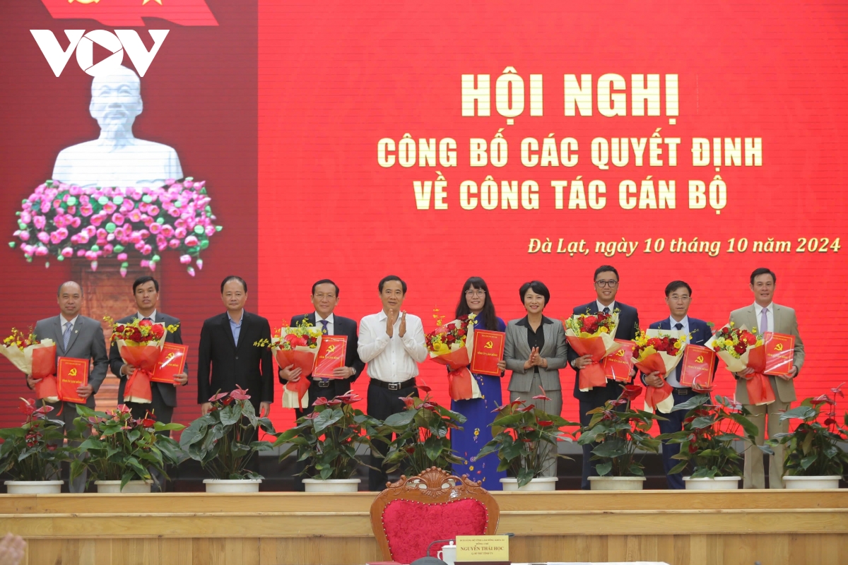 Lâm Đồng điều động, bổ nhiệm nhiều lãnh đạo sở ngành