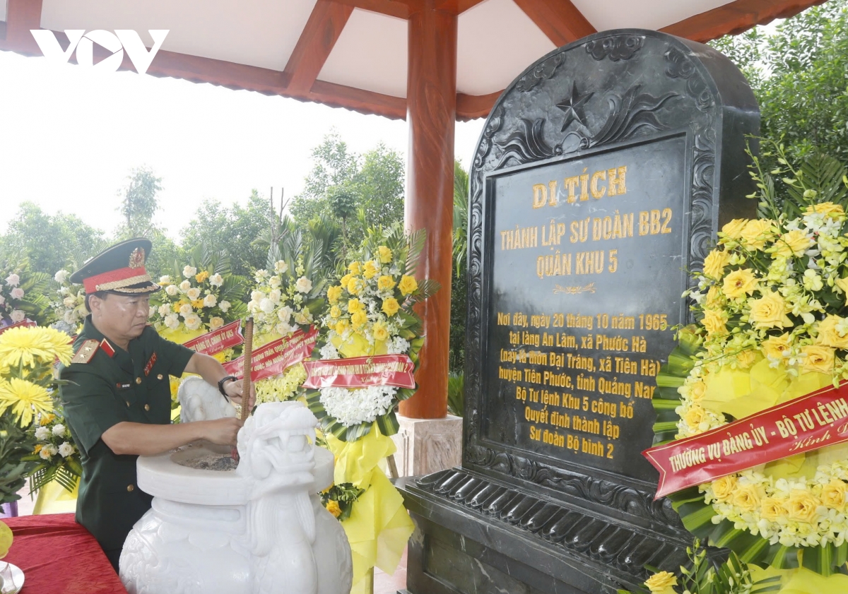 khánh thành khu di tích nơi thành lập sư đoàn 2, quân khu 5 hình ảnh 3 khanh thanh khu di tich noi thanh lap su doan 2, quan khu 5 hinh anh 3