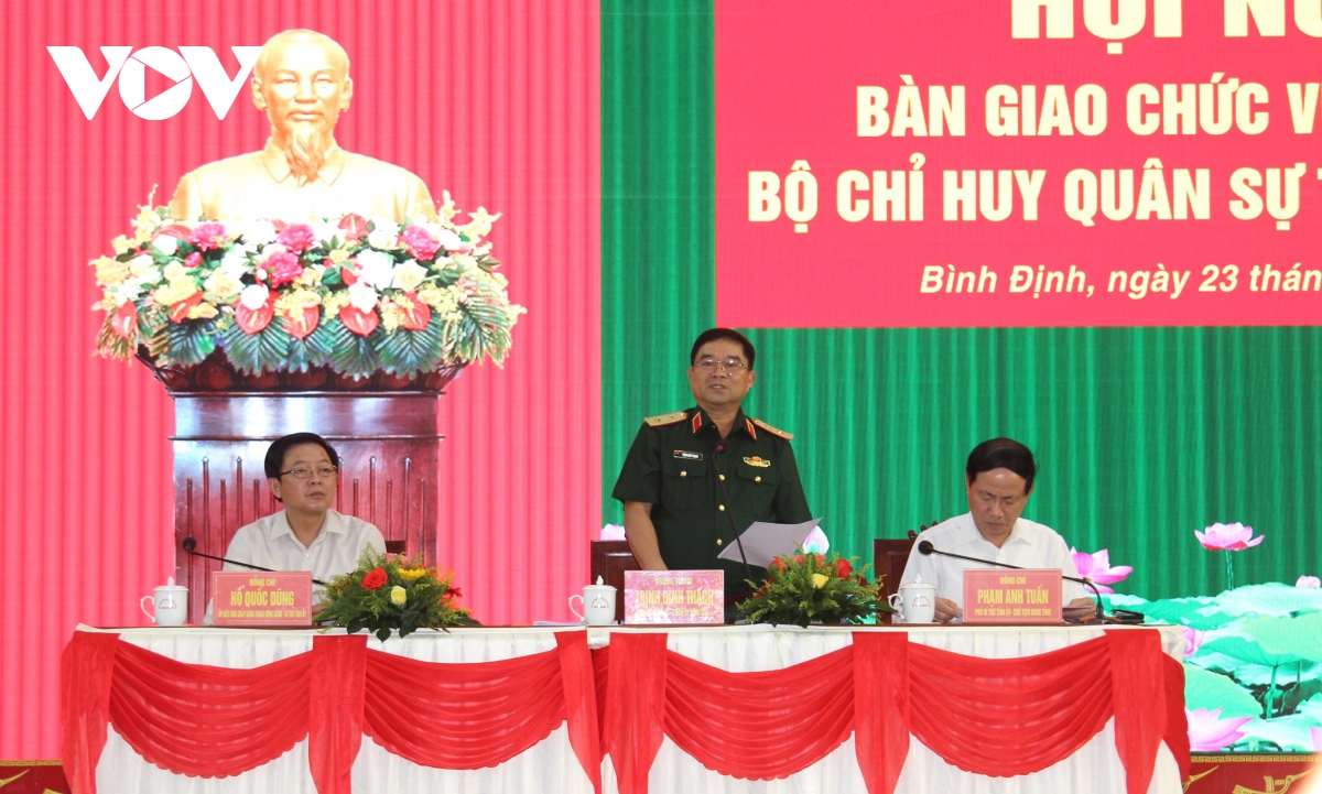 Dai ta nguyen xuan son lam chinh uy bo chi huy quan su tinh binh Dinh hinh anh 1
