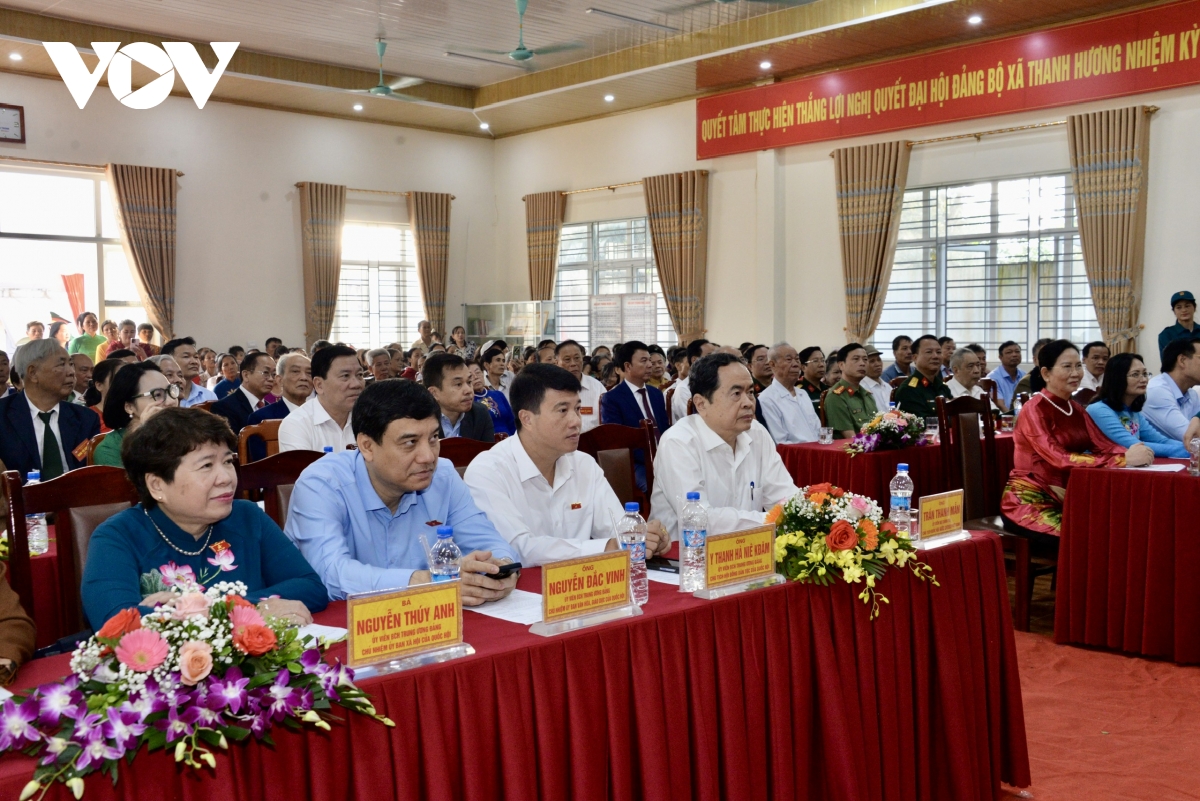 chủ tịch quốc hội trần thanh mẫn dự ngày hội đại đoàn kết tại tỉnh hà nam hình ảnh 2 chu tich quoc hoi tran thanh man du ngay hoi dai doan ket tai tinh ha nam hinh anh 2