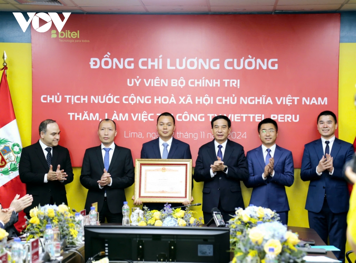 chu tich nuoc luong cuong tham va lam viec tai cong ty vien thong bitel hinh anh 3 chu tich nuoc luong cuong tham va lam viec tai cong ty vien thong bitel hinh anh 3