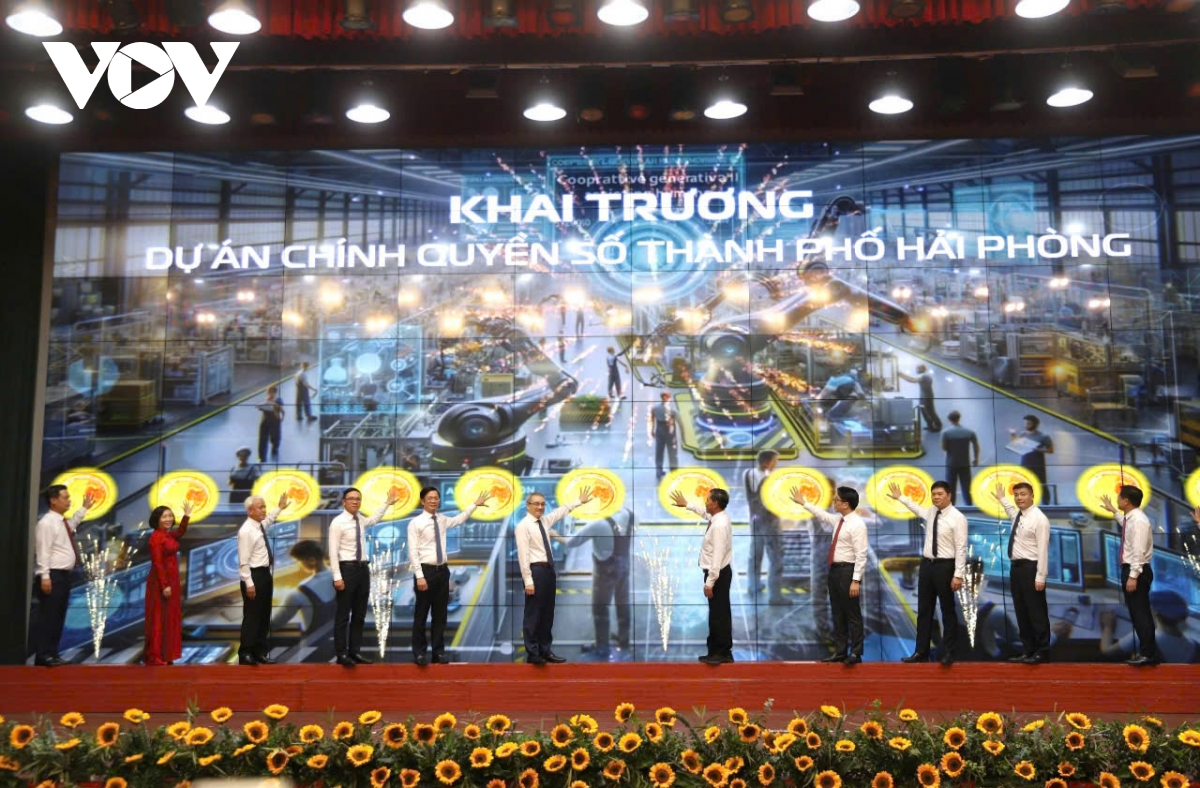 Khai trương Dự án chính quyền số thành phố Hải Phòng