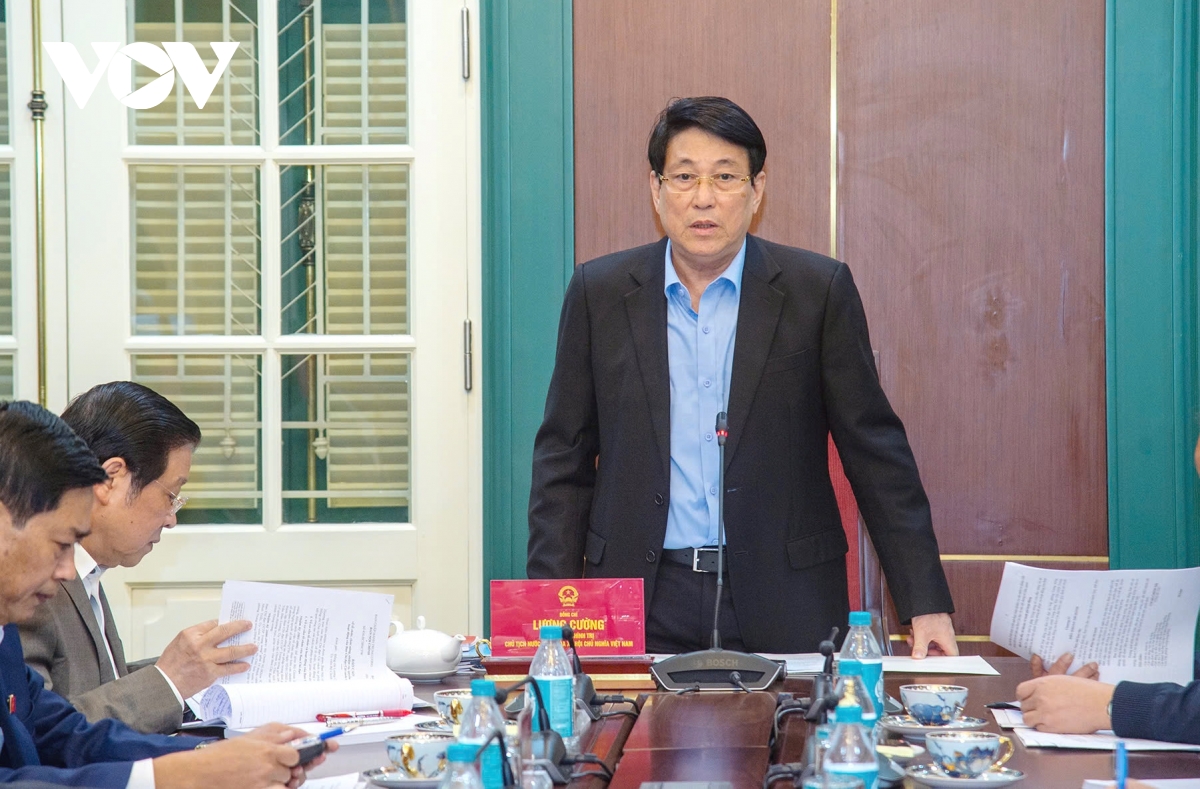 chủ tịch nước làm việc với cơ quan thường trực của ban chỉ đạo cải cách tư pháp hình ảnh 3 chu tich nuoc lam viec voi co quan thuong truc cua ban chi dao cai cach tu phap hinh anh 3