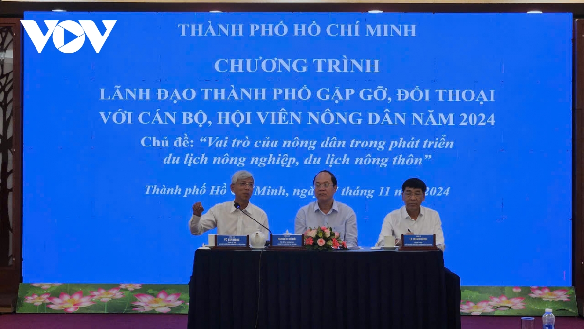 tp.hcm giup nong dan, nong thon lam du lich nong nghiep hinh anh 1