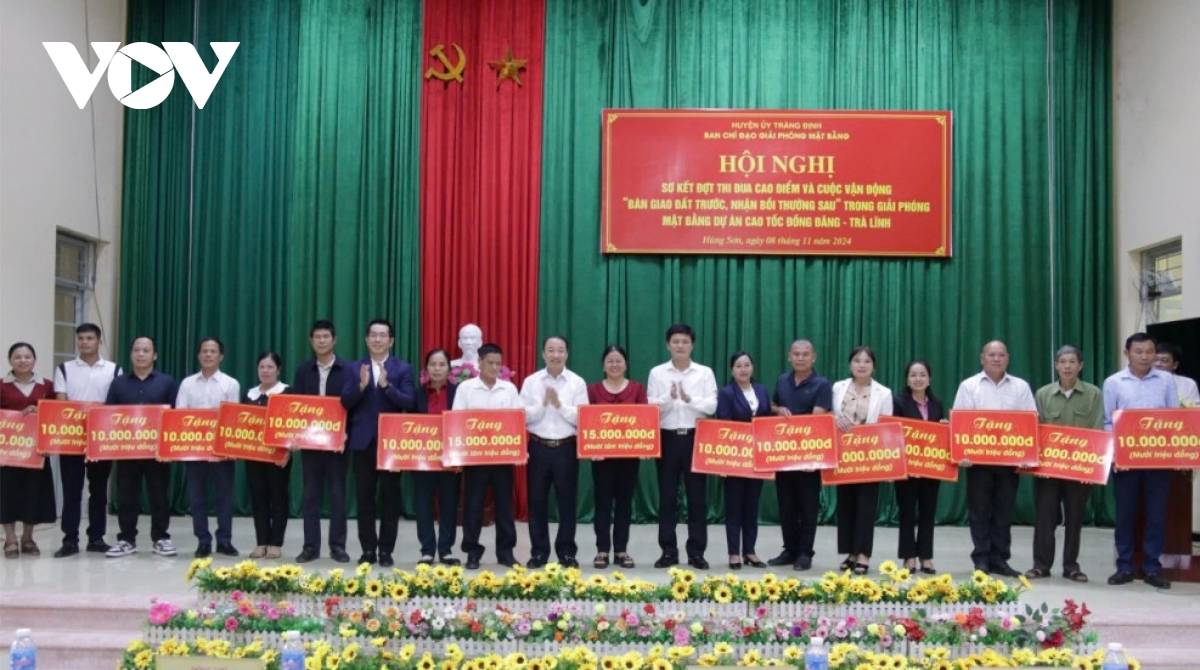 bàn giao đất trước, nhận bồi thường sau ở dự án cao tốc Đồng Đăng trà lĩnh hình ảnh 2 ban giao dat truoc, nhan boi thuong sau o du an cao toc Dong Dang tra linh hinh anh 2