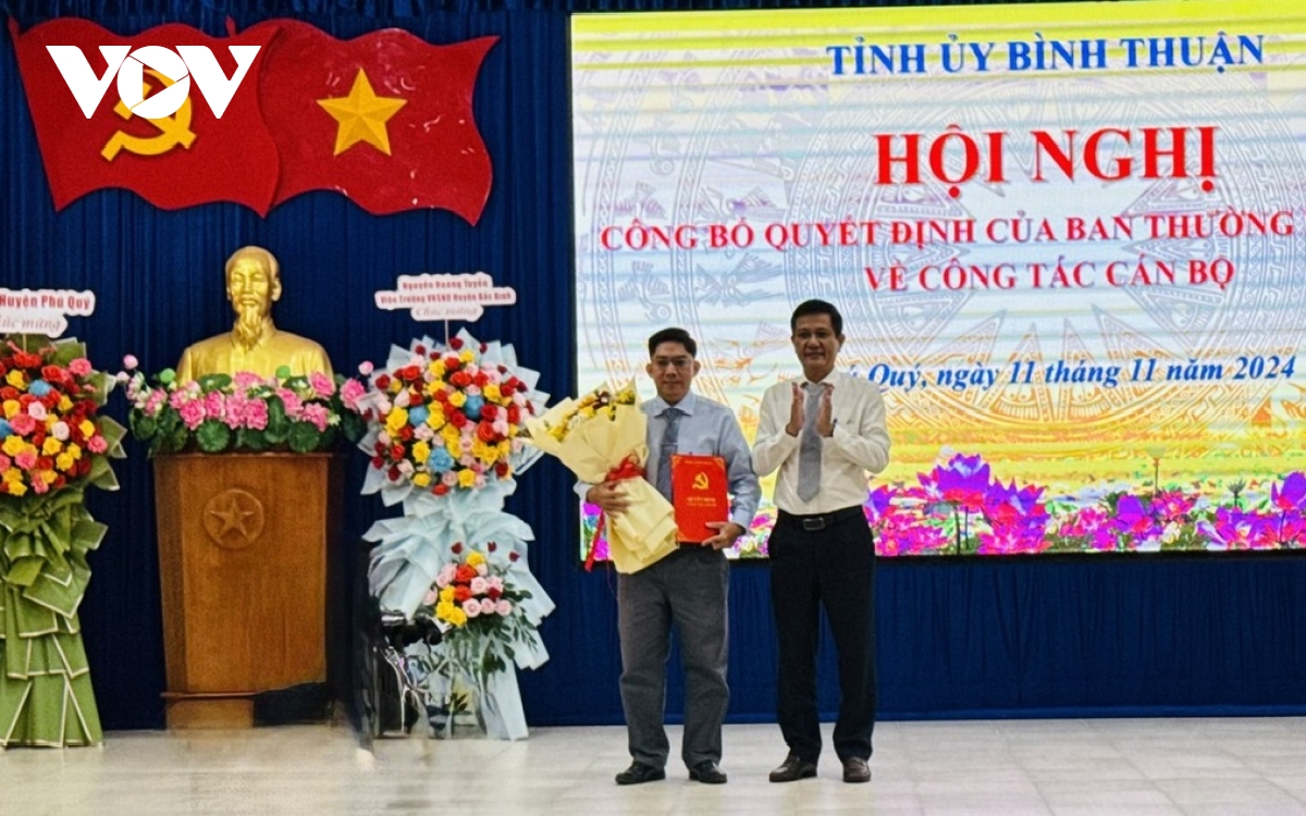 Huyện đảo Phú Quý, Bình Thuận có tân Bí thư