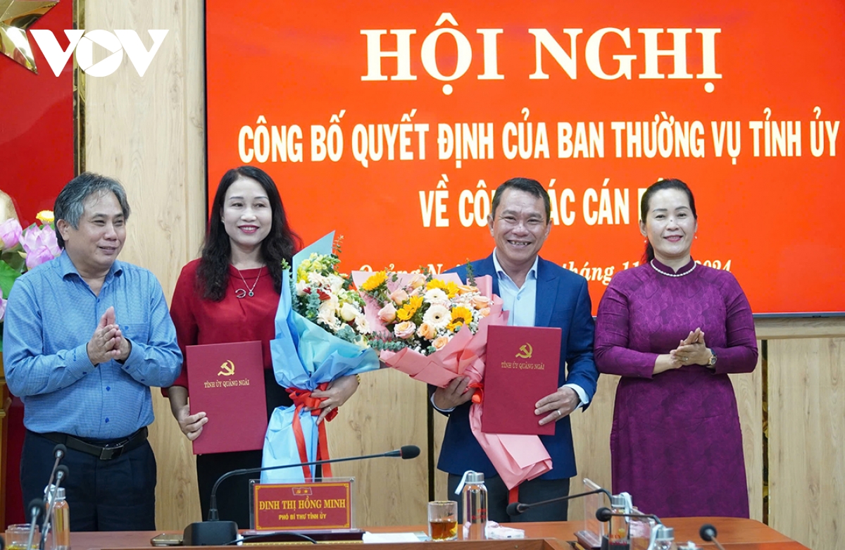 quang ngai cong bo quyet dinh ve cong tac can bo hinh anh 1