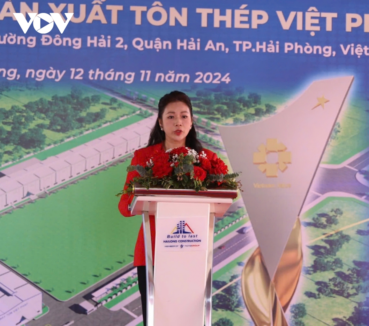 hải phòng Động thổ nhà máy tôn thép vốn đầu tư 45 triệu usd hình ảnh 2 hai phong Dong tho nha may ton thep von dau tu 45 trieu usd hinh anh 2