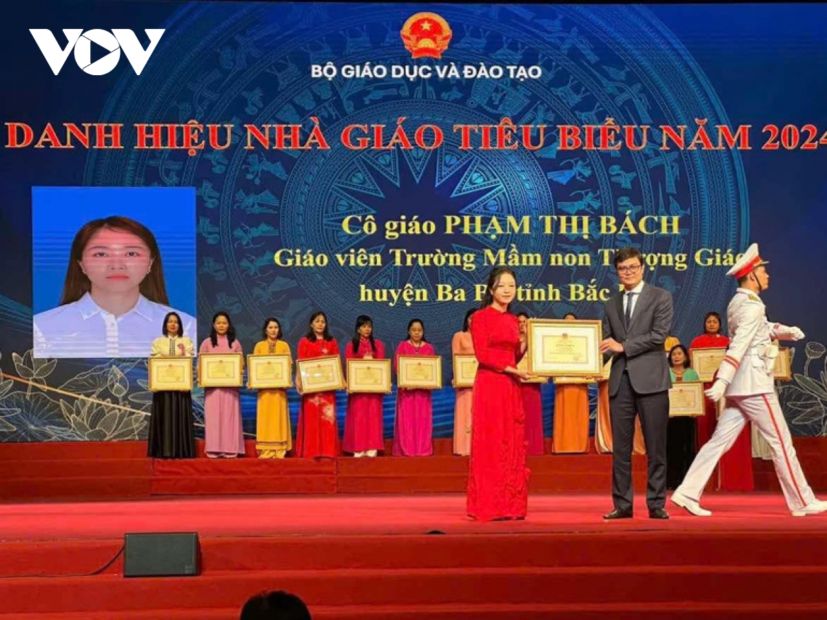 cô giáo cắm bản được vinh danh giáo viên tiêu biểu toàn quốc hình ảnh 4 co giao cam ban duoc vinh danh giao vien tieu bieu toan quoc hinh anh 4