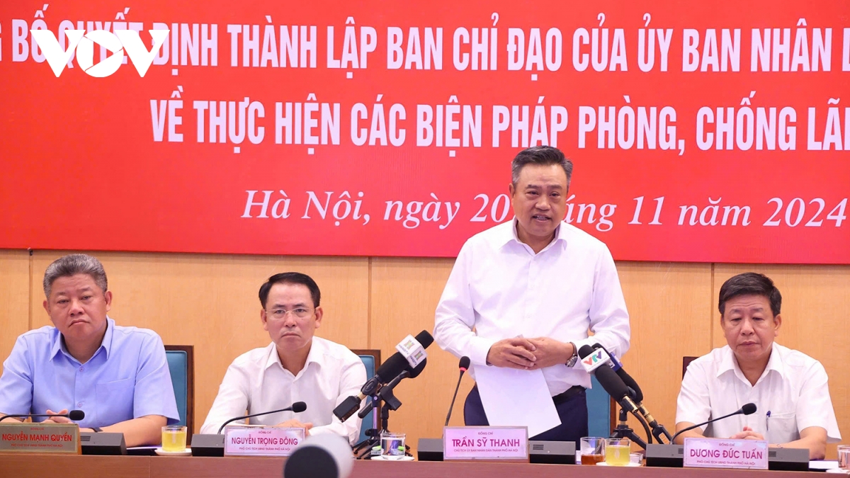 ha noi thanh lap ban chi dao ve thuc hien cac bien phap phong, chong lang phi hinh anh 2