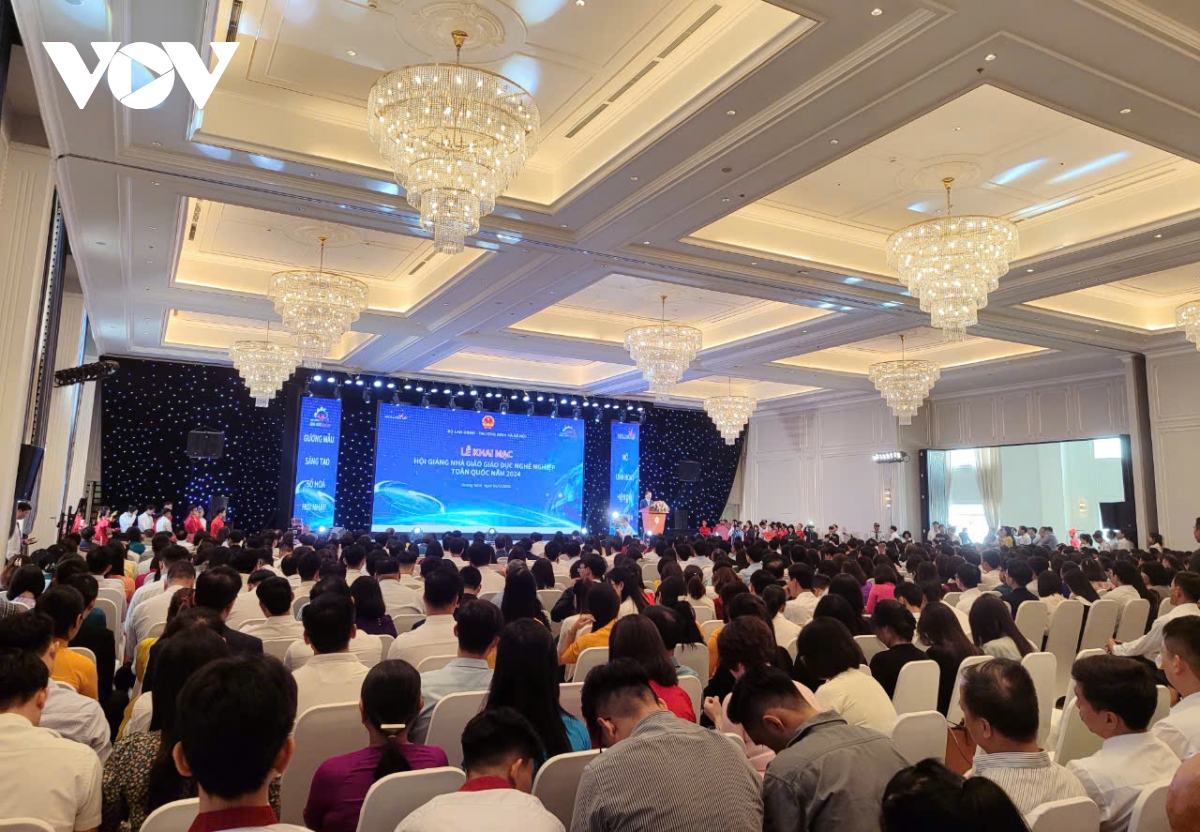 khai mạc hội giảng nhà giáo giáo dục nghề nghiệp toàn quốc năm 2024 hình ảnh 3 khai mac hoi giang nha giao giao duc nghe nghiep toan quoc nam 2024 hinh anh 3