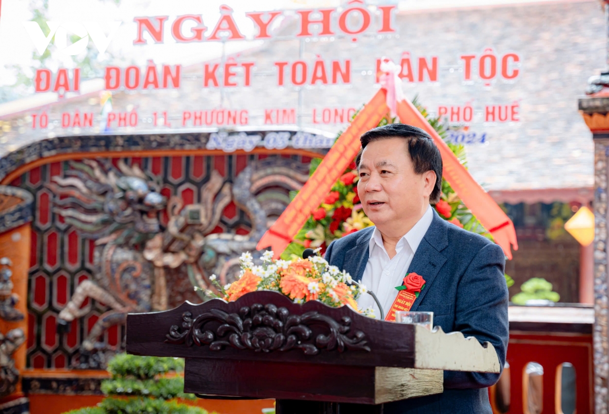 Ong nguyen xuan thang du ngay hoi Dai doan ket toan dan toc tai thanh pho hue hinh anh 2