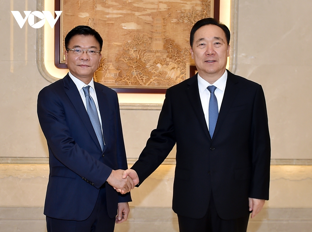 phó thủ tướng lê thành long hội kiến bí thư tỉnh ủy, tỉnh trưởng chiết giang hình ảnh 1 pho thu tuong le thanh long hoi kien bi thu tinh uy, tinh truong chiet giang hinh anh 1