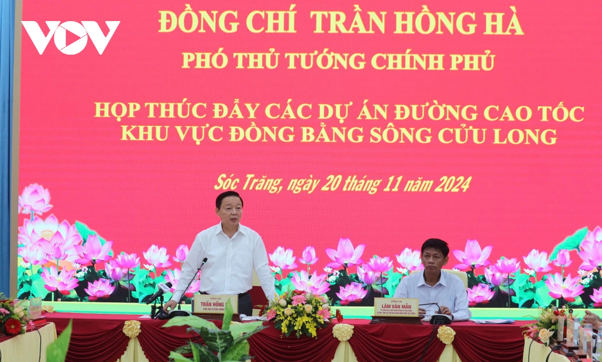 pho thu tuong tran hong ha chi dao thuc day cac du an cao toc tai Dbscl hinh anh 2
