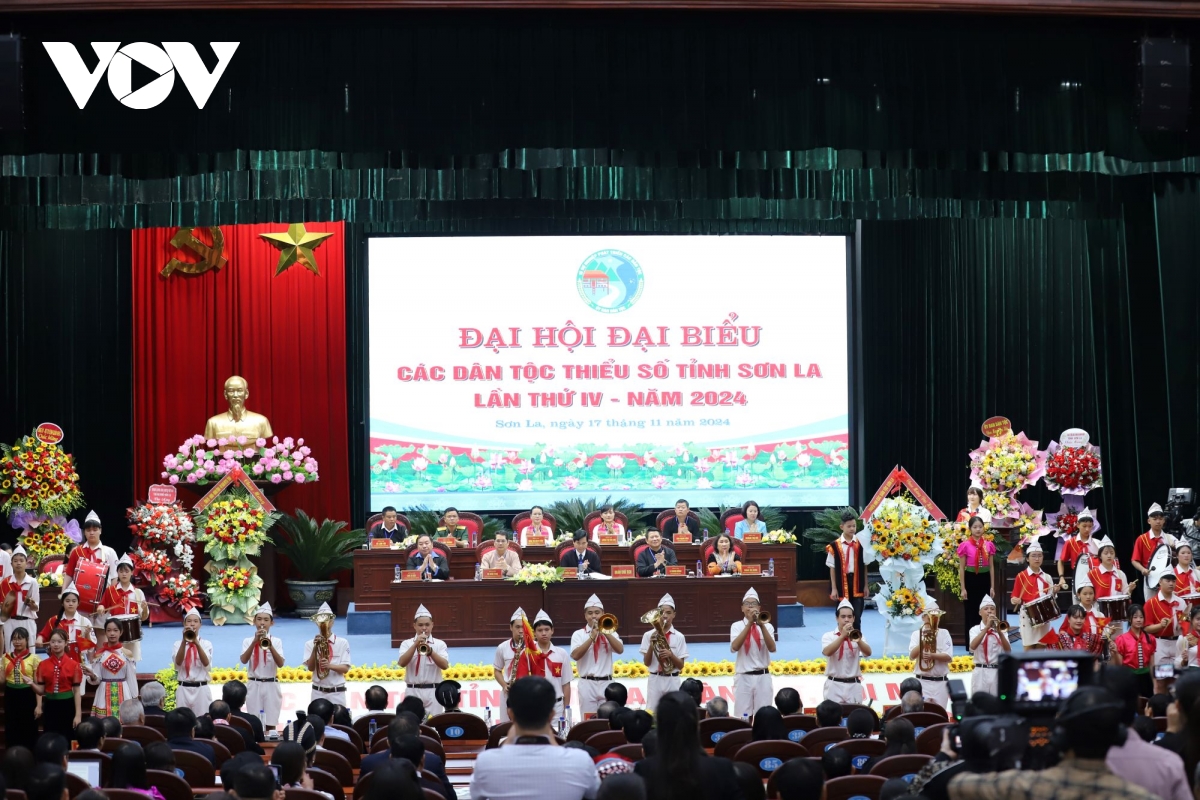 gan 250 dai bieu tham du Dai hoi cac dan toc thieu so son la hinh anh 1