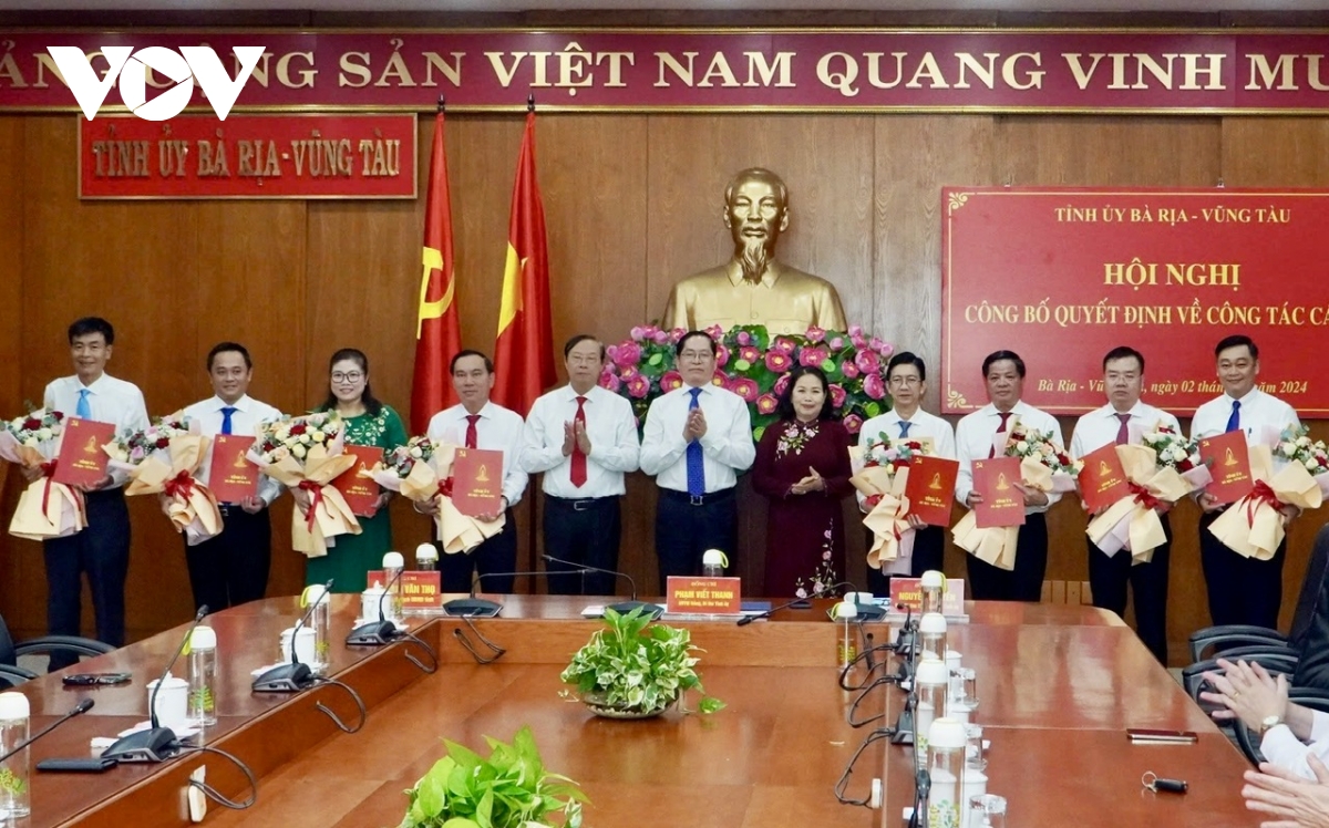 Bà Rịa - Vũng Tàu bổ nhiệm nhiều cán bộ chủ chốt cấp sở