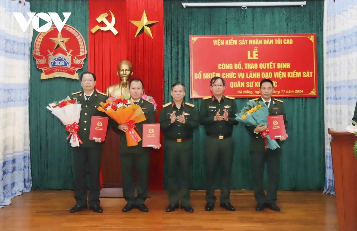 bổ nhiệm lãnh đạo viện kiểm sát quân sự các khu vực thuộc quân khu 5 hình ảnh 1 bo nhiem lanh dao vien kiem sat quan su cac khu vuc thuoc quan khu 5 hinh anh 1