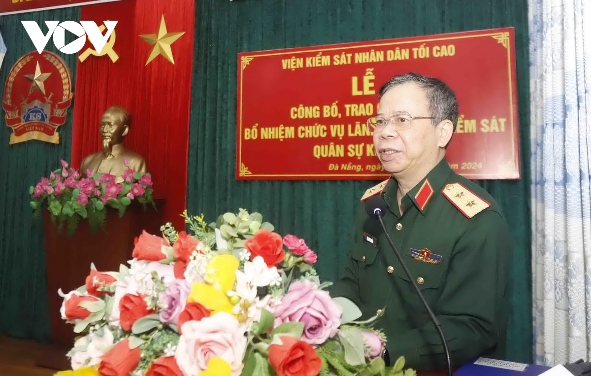 bổ nhiệm lãnh đạo viện kiểm sát quân sự các khu vực thuộc quân khu 5 hình ảnh 2 bo nhiem lanh dao vien kiem sat quan su cac khu vuc thuoc quan khu 5 hinh anh 2