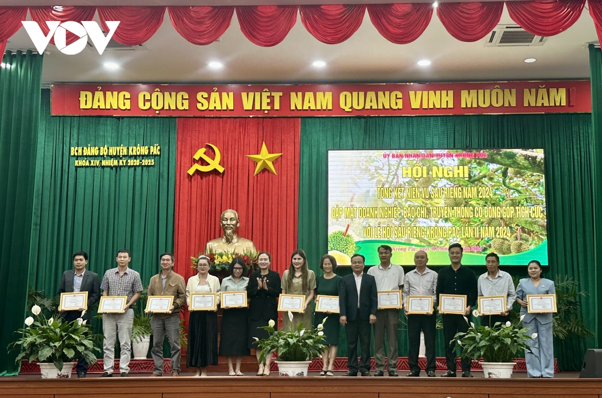 một huyện ở Đắk lắk dự kiến thu hàng ngàn tỷ đồng từ sầu riêng hình ảnh 2 mot huyen o Dak lak du kien thu hang ngan ty dong tu sau rieng hinh anh 2