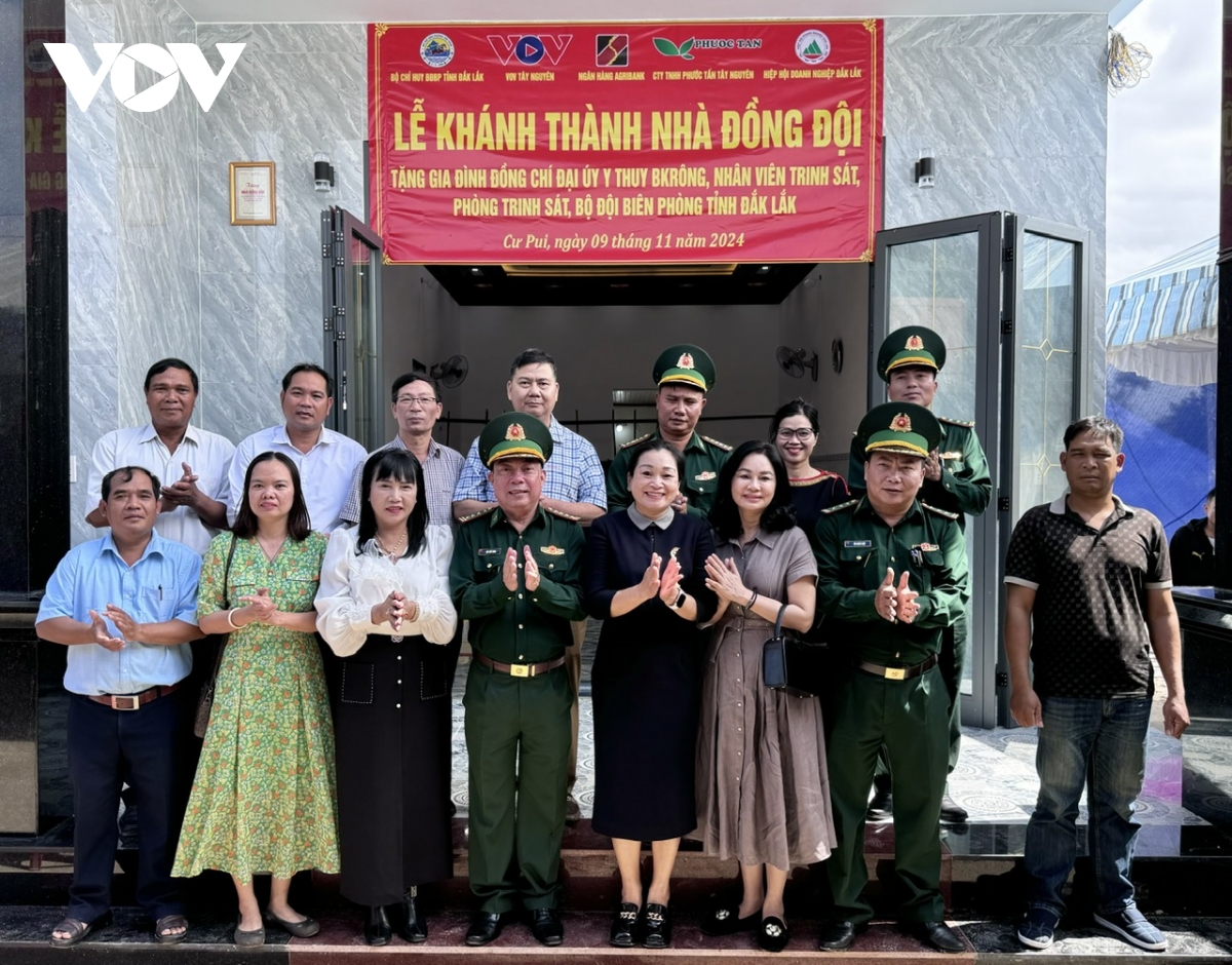 VOV Tây Nguyên trao nhà nghĩa tình tại Đắk Lắk