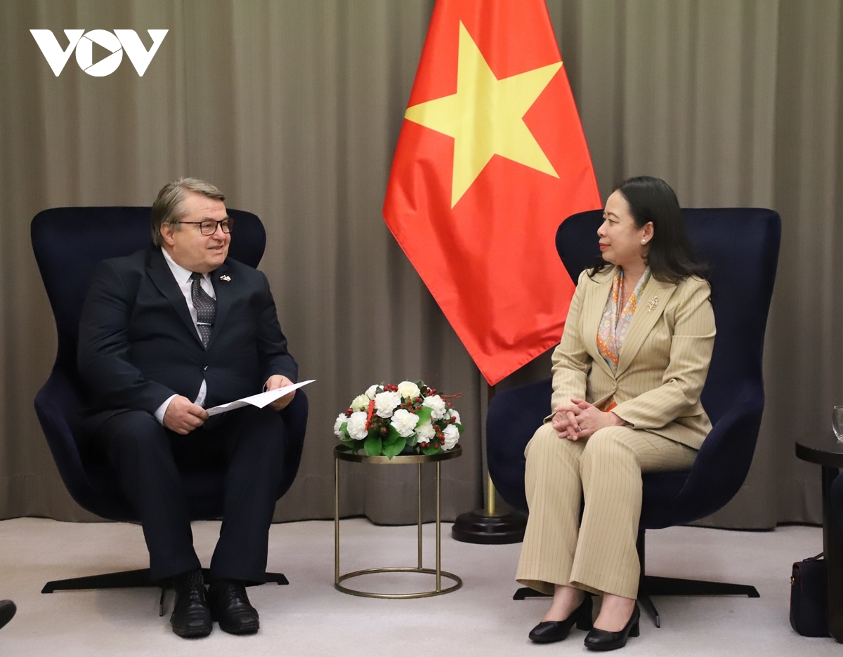 Phó Chủ tịch nước Võ Thị Ánh Xuân tiếp Phó Chủ tịch Hội Hữu nghị Séc - Việt