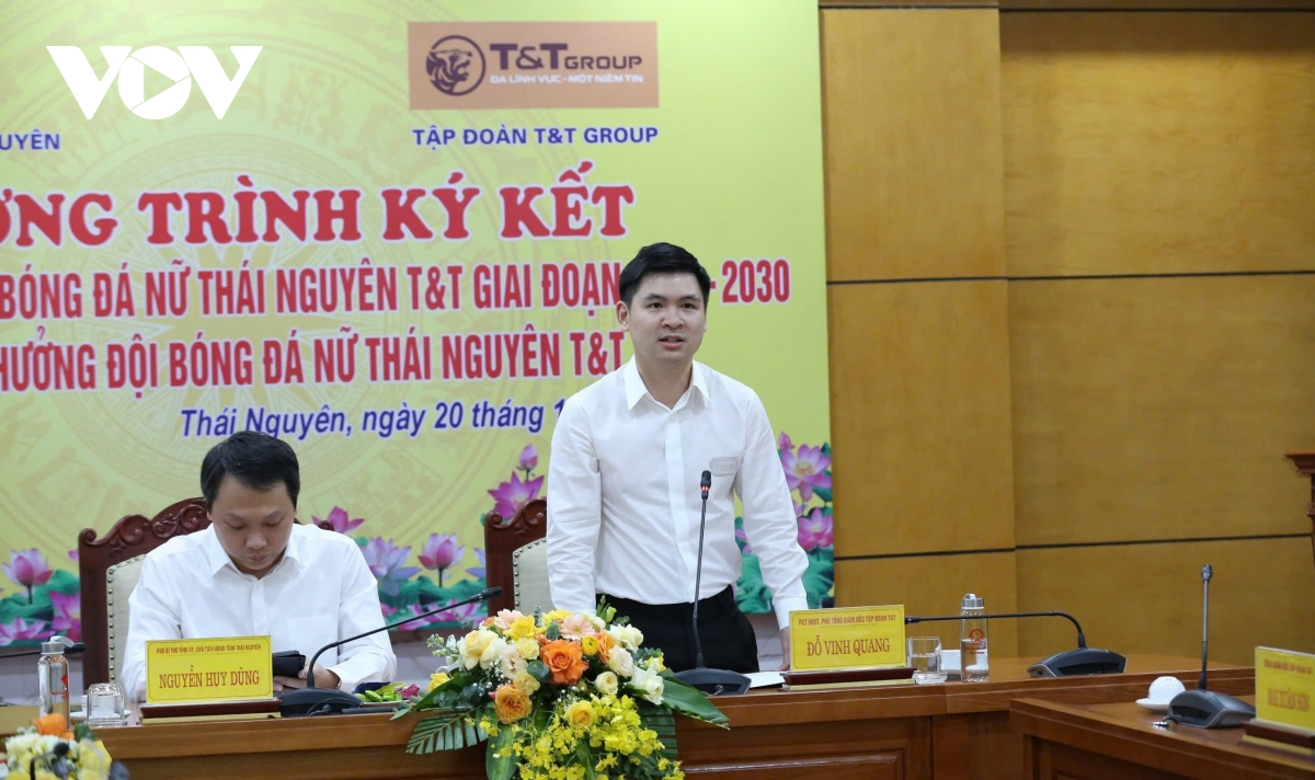 tap doan t t group tiep tuc tai tro cho bong da nu thai nguyen hinh anh 5