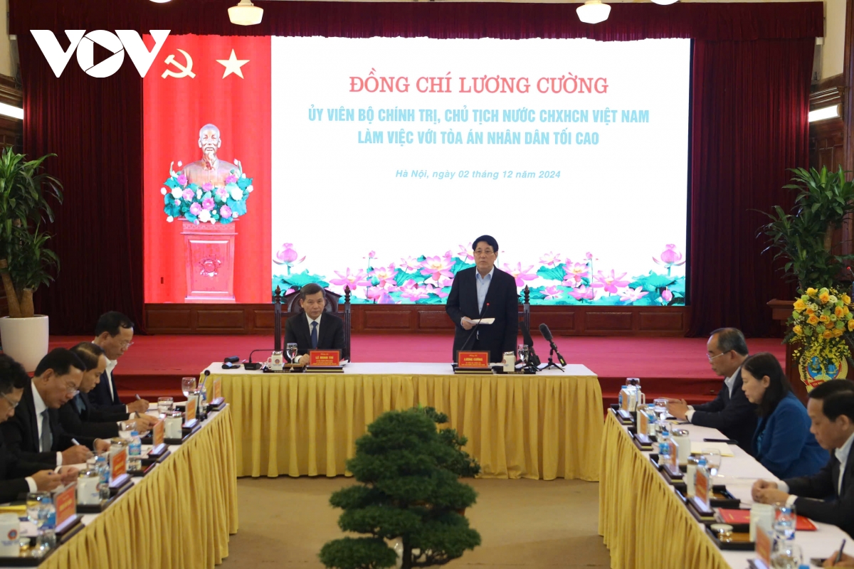 chủ tịch nước ngành tòa án tập trung xây dựng cơ quan tinh - gọn - mạnh hình ảnh 2 chu tich nuoc nganh toa an tap trung xay dung co quan tinh - gon - manh hinh anh 2