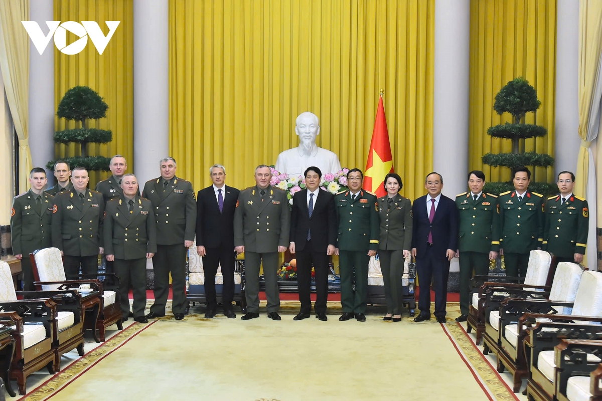chủ tịch nước lương cường tiếp bộ trưởng bộ quốc phòng belarus hình ảnh 4 chu tich nuoc luong cuong tiep bo truong bo quoc phong belarus hinh anh 4