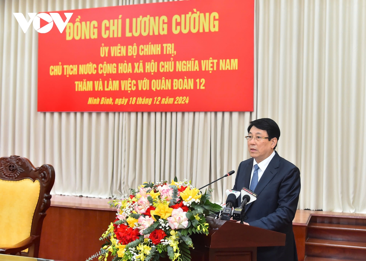 chủ tịch nước làm việc với đơn vị quân đội đầu tiên thực hiện tinh, gọn, mạnh hình ảnh 3 chu tich nuoc lam viec voi don vi quan doi dau tien thuc hien tinh, gon, manh hinh anh 3