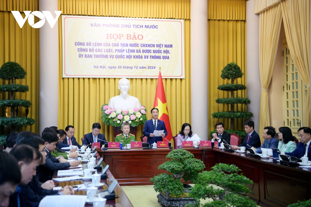 công bố lệnh của chủ tịch nước về các luật vừa được quốc hội thông qua hình ảnh 3 cong bo lenh cua chu tich nuoc ve cac luat vua duoc quoc hoi thong qua hinh anh 3