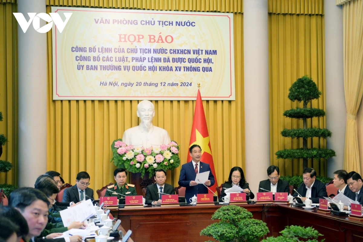công bố lệnh của chủ tịch nước về các luật, pháp lệnh vừa được quốc hội khóa 15 thông qua hình ảnh 2 cong bo lenh cua chu tich nuoc ve cac luat, phap lenh vua duoc quoc hoi khoa 15 thong qua hinh anh 2